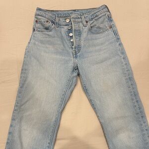 Levi’s 501 Light Blue Women's Cutoff Jeans